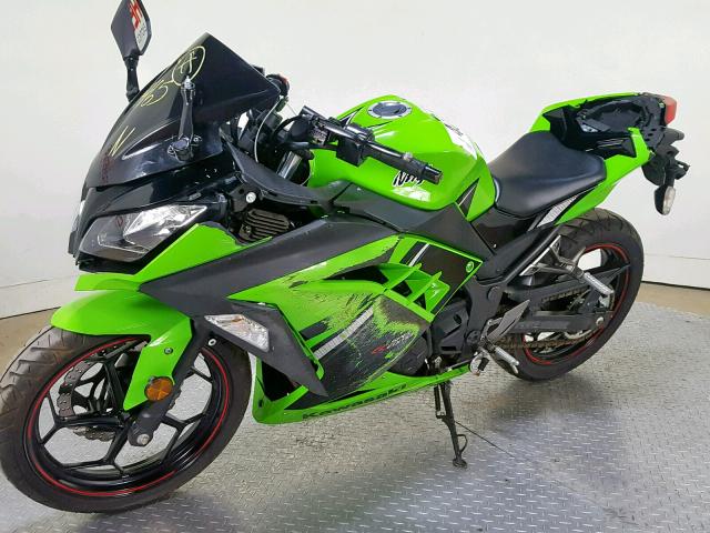 JKAEX8A1XEA001465 - 2014 KAWASAKI EX300 A GREEN photo 4