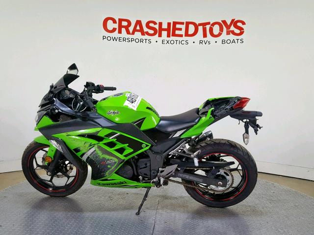 JKAEX8A1XEA001465 - 2014 KAWASAKI EX300 A GREEN photo 5