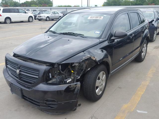 1B3HB28A19D161454 - 2009 DODGE CALIBER SE BLACK photo 2