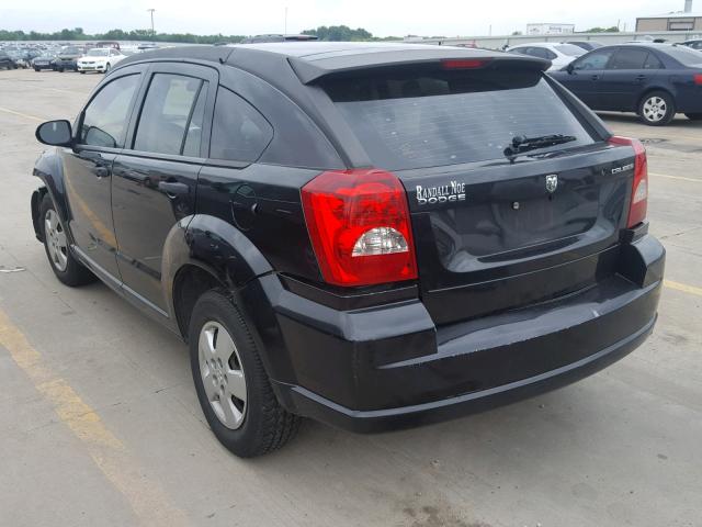 1B3HB28A19D161454 - 2009 DODGE CALIBER SE BLACK photo 3