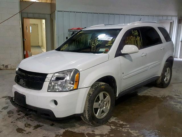 2CNDL43F986021427 - 2008 CHEVROLET EQUINOX LT WHITE photo 2