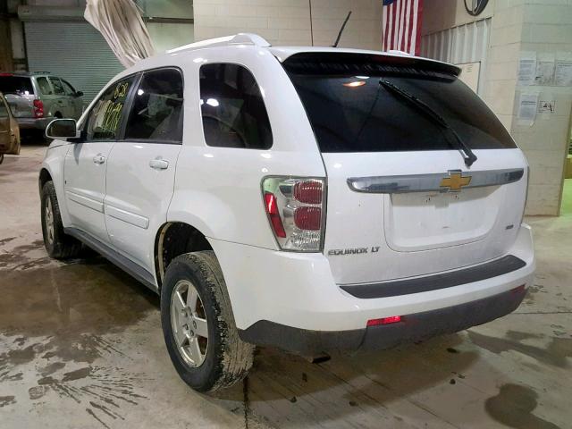 2CNDL43F986021427 - 2008 CHEVROLET EQUINOX LT WHITE photo 3