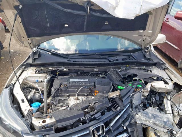 1HGCR2F84EA050754 - 2014 HONDA ACCORD EXL TAN photo 7