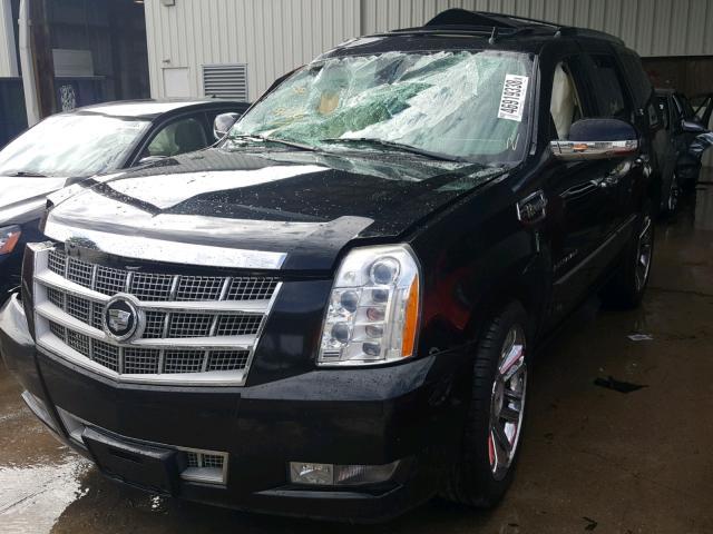 1GYFK43539R228581 - 2009 CADILLAC ESCALADE H BLACK photo 2