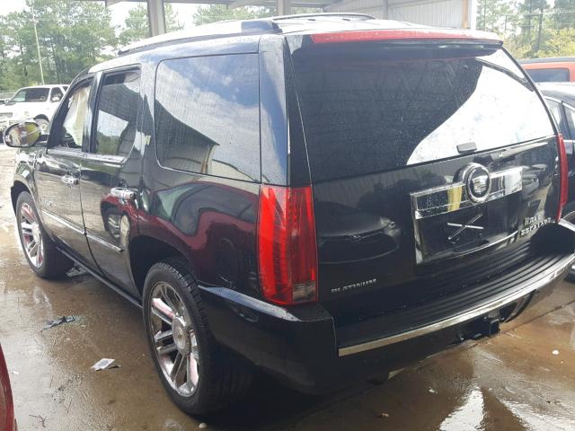 1GYFK43539R228581 - 2009 CADILLAC ESCALADE H BLACK photo 3