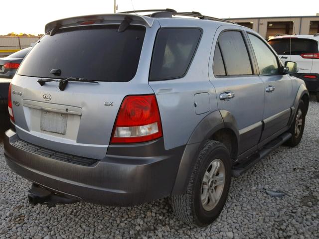 KNDJD733155428659 - 2005 KIA SORENTO EX SILVER photo 4