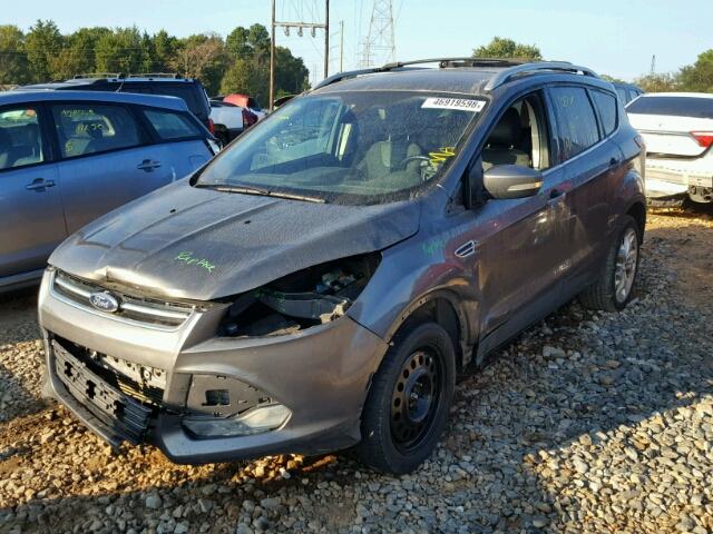 1FMCU0J95DUD48224 - 2013 FORD ESCAPE TIT GRAY photo 2