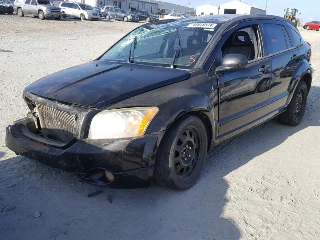 1B3HB48B77D166997 - 2007 DODGE CALIBER SX BLACK photo 2