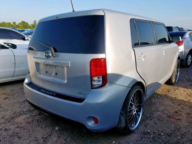 JTLZE4FE9DJ044330 - 2013 TOYOTA SCION XB 银色 照片 4