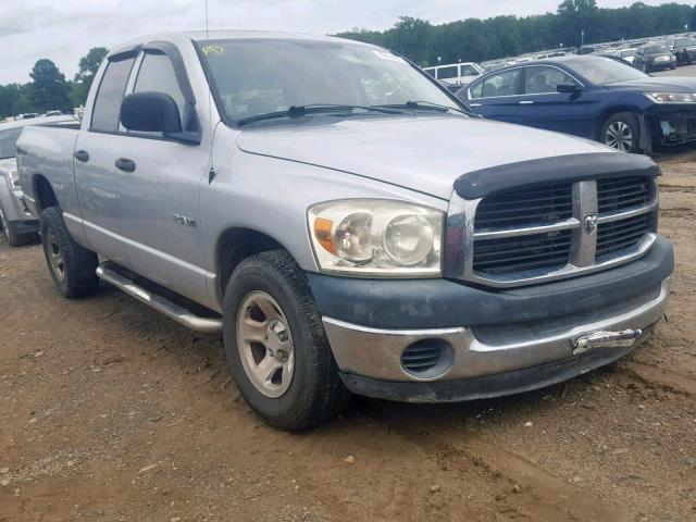 1D7HA18N18J150345 - 2008 DODGE RAM 1500 S SILVER photo 1