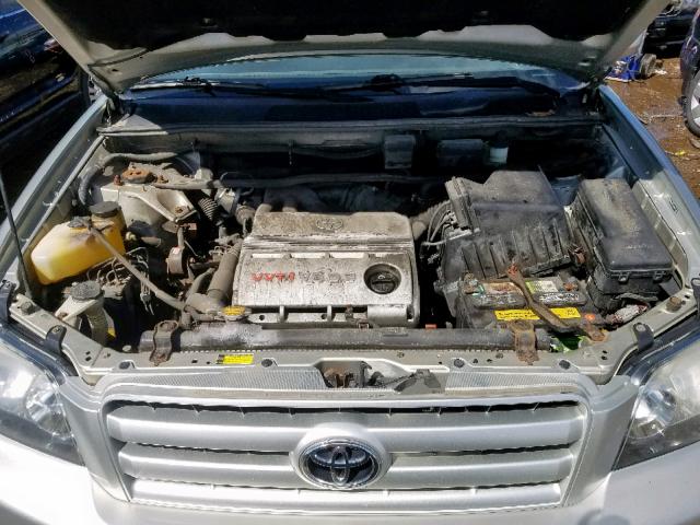 JTEEP21A540034473 - 2004 TOYOTA HIGHLANDER SILVER photo 7