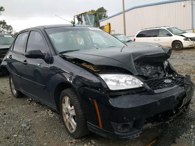 1FAFP38Z77W316597 - 2007 FORD FOCUS ST BLACK photo 1