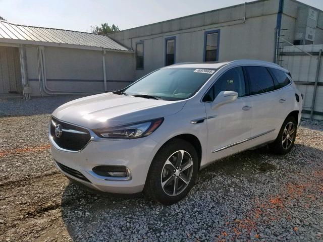 5GAEVAKW1KJ247086 - 2019 BUICK ENCLAVE ES WHITE photo 2