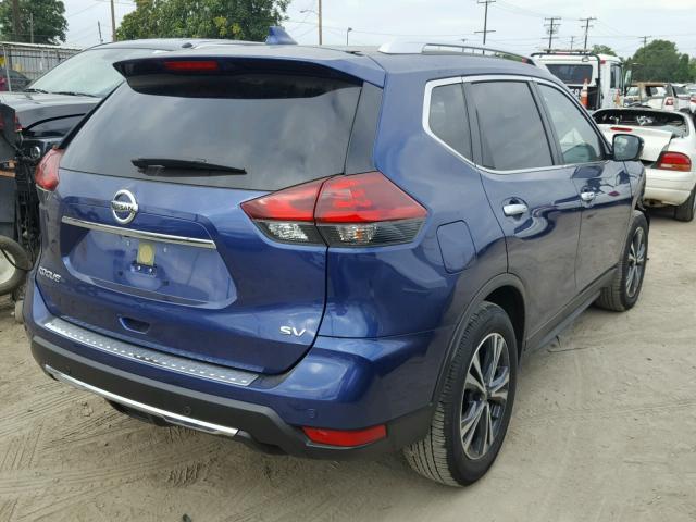 JN8AT2MTXKW262849 - 2019 NISSAN ROGUE S BLUE photo 4