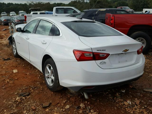 1G1ZB5STXJF183324 - 2018 CHEVROLET MALIBU LS Ağ foto 3