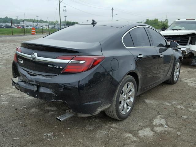 2G4GN5EXXE9295538 - 2014 BUICK REGAL PREM BLACK photo 4