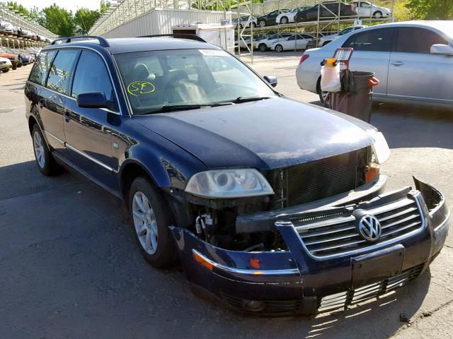 WVWVD63B24E028269 - 2004 VOLKSWAGEN PASSAT GLS BLUE photo 1