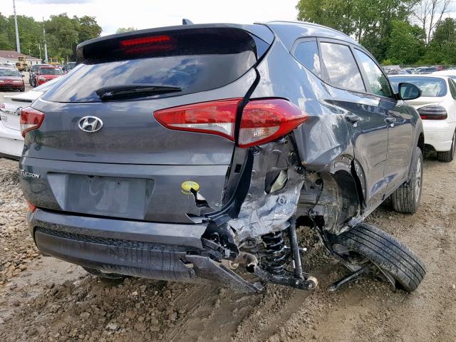 KM8J33A47JU603287 - 2018 HYUNDAI TUCSON SEL GRAY photo 4