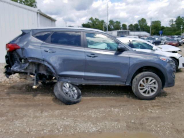 KM8J33A47JU603287 - 2018 HYUNDAI TUCSON SEL GRAY photo 9