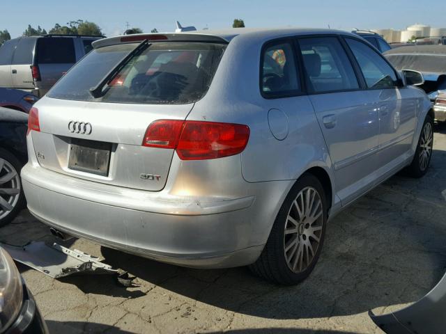 WAUMF78P26A136480 - 2006 AUDI A3 2.0 SPO SILVER photo 4