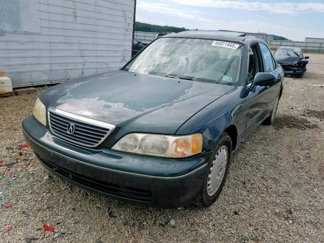 JH4KA9649VC016058 - 1997 ACURA 3.5RL GREEN photo 2