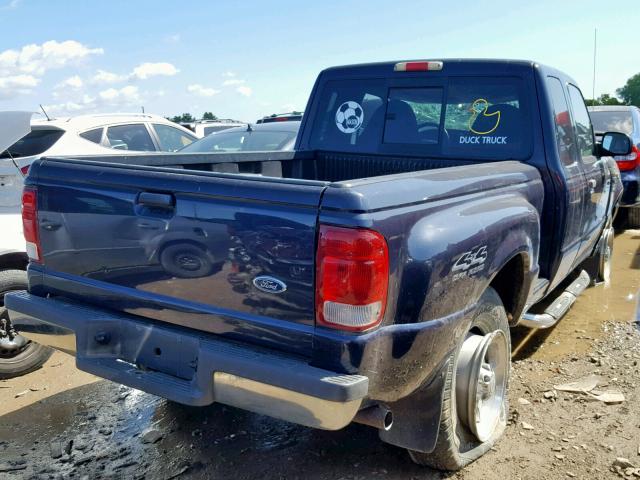 1FTZR15X4YTA80759 - 2000 FORD RANGER SUP BLUE photo 4