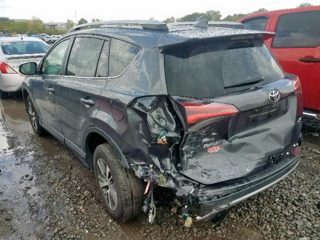 2T3WFREV3JW415893 - 2018 TOYOTA RAV4 ADVEN GRAY photo 3