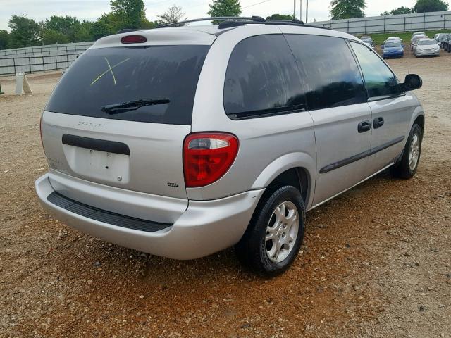 1D4GP25R03B325644 - 2003 DODGE CARAVAN SE GRAY photo 4