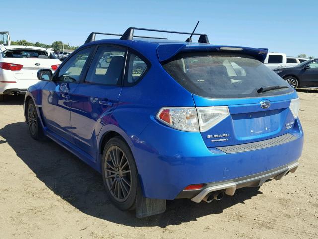 JF1GR7E69DG884842 - 2013 SUBARU IMPREZA WR BLUE photo 3