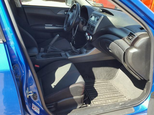 JF1GR7E69DG884842 - 2013 SUBARU IMPREZA WR BLUE photo 5