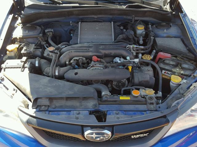 JF1GR7E69DG884842 - 2013 SUBARU IMPREZA WR BLUE photo 7