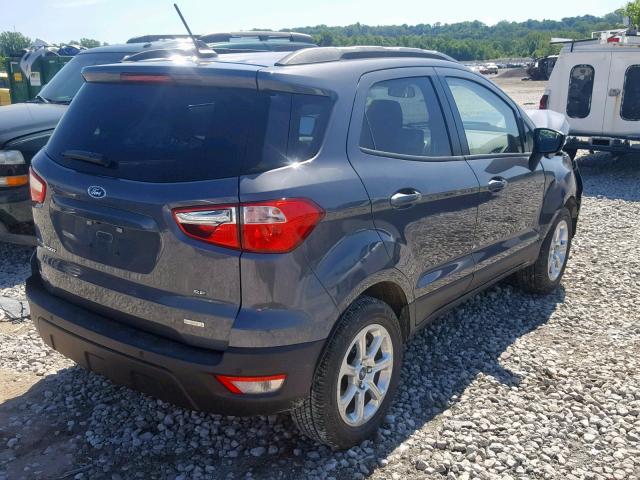 MAJ3S2GEXKC254035 - 2019 FORD ECOSPORT S GRAY photo 4