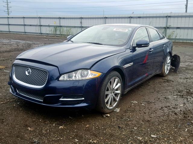 SAJWA1CB5BLV14326 - 2011 JAGUAR XJ BASE BLUE photo 2