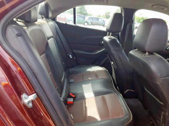 1G11F5SLXFF264882 - 2015 CHEVROLET MALIBU LTZ ბურგუნდია ფოტო 6