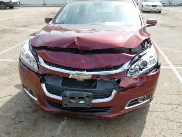 1G11F5SLXFF264882 - 2015 CHEVROLET MALIBU LTZ ბურგუნდია ფოტო 9