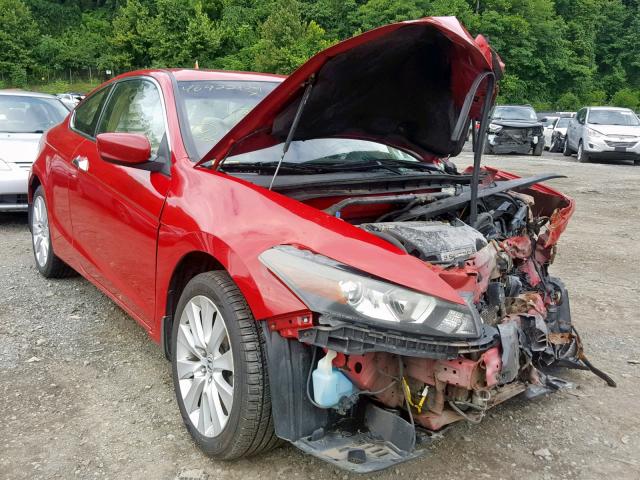 1HGCS21828A015923 - 2008 HONDA ACCORD EXL RED photo 1