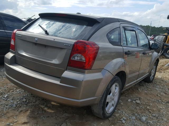 1B3HB48B18D552798 - 2008 DODGE CALIBER SX GOLD photo 4