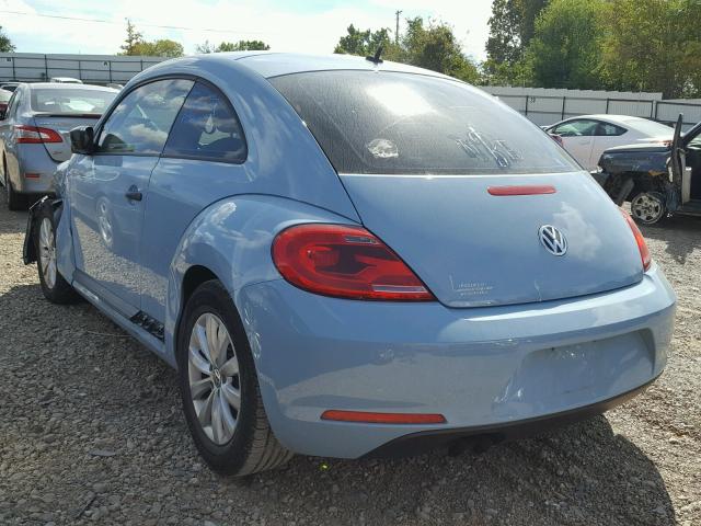 3VWF17AT8FM627072 - 2015 VOLKSWAGEN BEETLE 1.8 BLUE photo 3