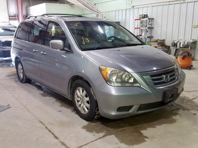 5FNRL38728B107226 - 2008 HONDA ODYSSEY EX SILVER photo 1