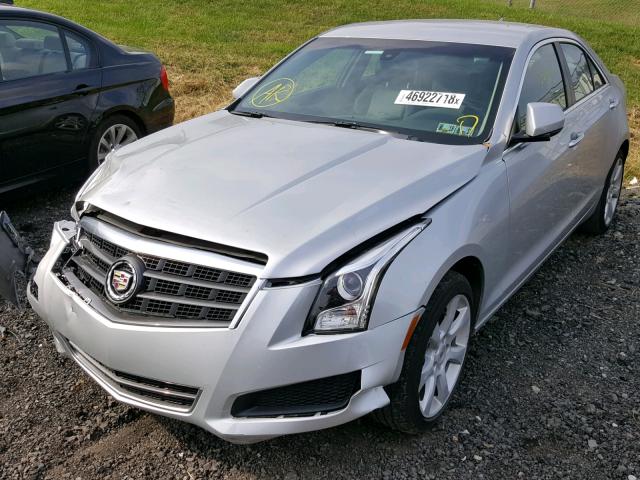 1G6AG5RXXD0145987 - 2013 CADILLAC ATS SILVER photo 2