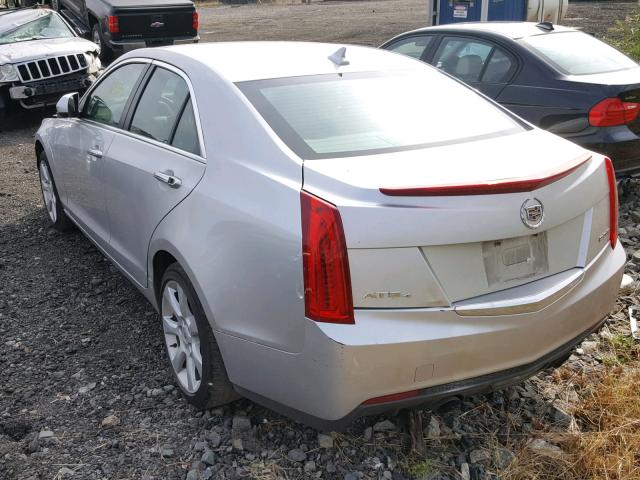 1G6AG5RXXD0145987 - 2013 CADILLAC ATS SILVER photo 3