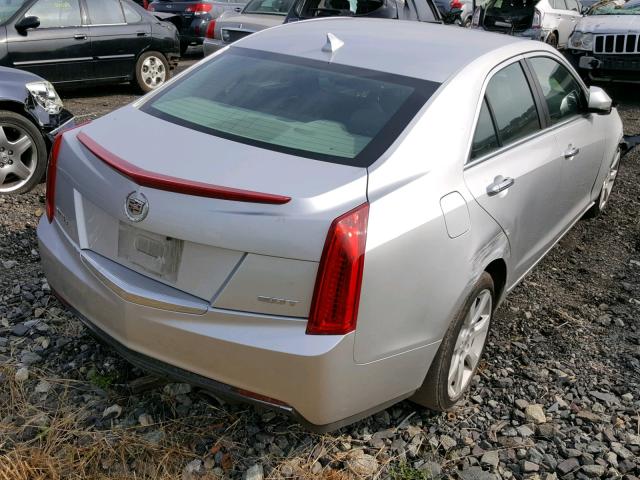 1G6AG5RXXD0145987 - 2013 CADILLAC ATS SILVER photo 4