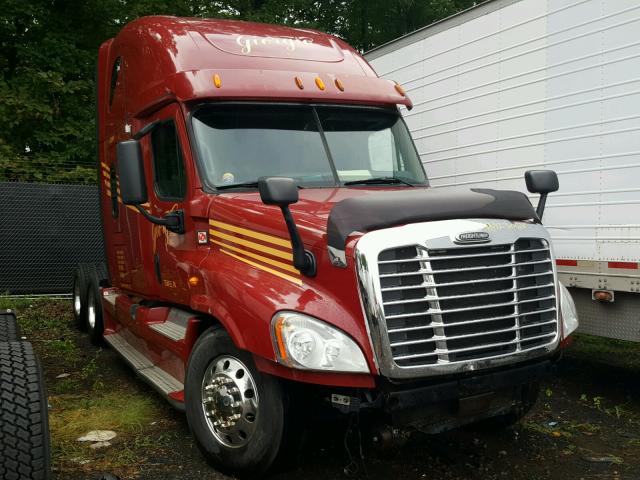 1FUJGLDR9DSBW9806 - 2013 FREIGHTLINER CASCADIA 1 MAROON photo 1