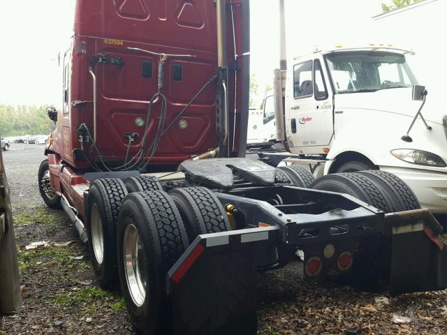 1FUJGLDR9DSBW9806 - 2013 FREIGHTLINER CASCADIA 1 MAROON photo 3