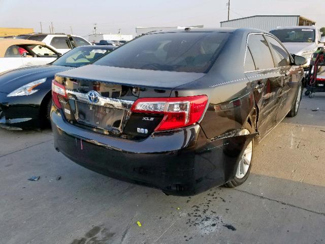 4T1BD1FK1CU046151 - 2012 TOYOTA CAMRY HYBR BLACK photo 4