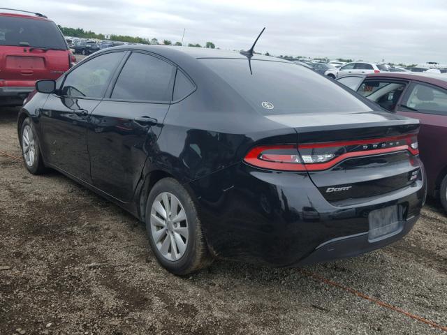 1C3CDFBB2ED767372 - 2014 DODGE DART SXT BLACK photo 3