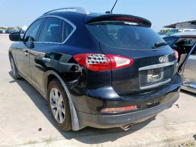 JNKAJ09E39M900038 - 2009 INFINITI EX35 BASE BLACK photo 3