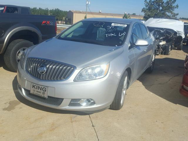 1G4PR5SK9F4102488 - 2015 BUICK VERANO CON SILVER photo 2