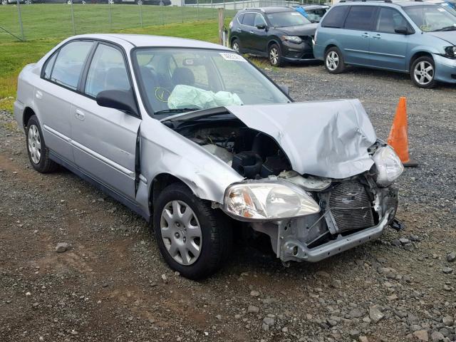 2HGEJ6618YH514886 - 2000 HONDA CIVIC BASE SILVER photo 1