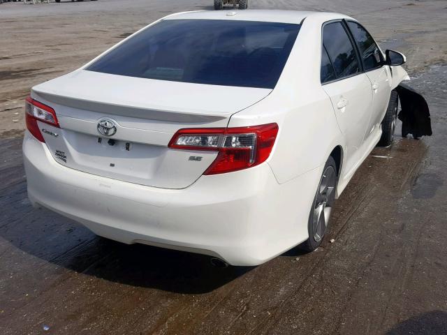 4T1BF1FK9CU632185 - 2012 TOYOTA CAMRY BASE WHITE photo 4